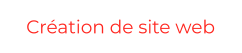 Création de site web
